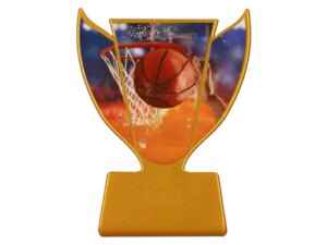 Kovová trofej SL-BAS BASKETBAL